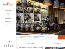 Tablet Screenshot of caffecreole.com